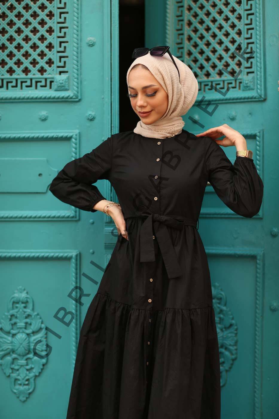 Siyah Nilay Elbise