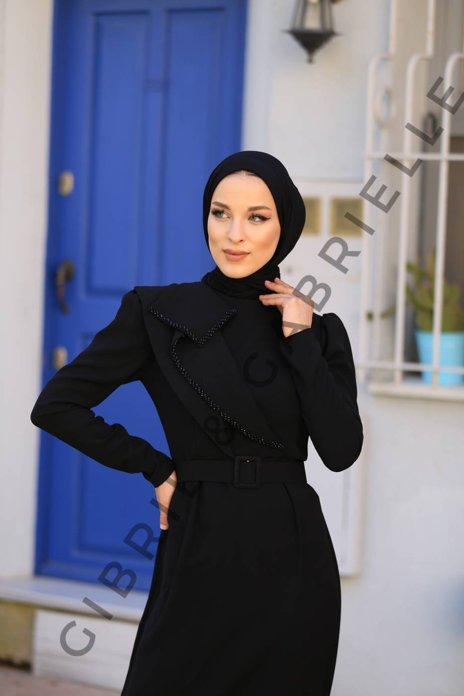 Siyah Inayah Elbise